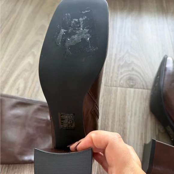 New Jeffrey  Campbell Hotlava Knee High Boot in color coffee - Picture 13 of 15